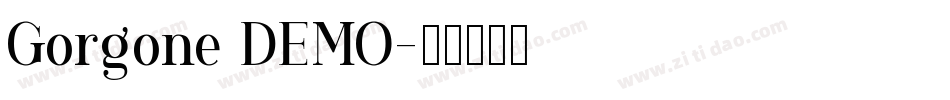 Gorgone DEMO字体转换